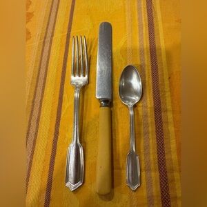 Vintage French style set of silverware